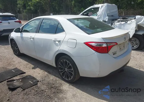 2014 Toyota Corolla S Plus from USA, damaged, VIN 2T1BURHEXEC028015